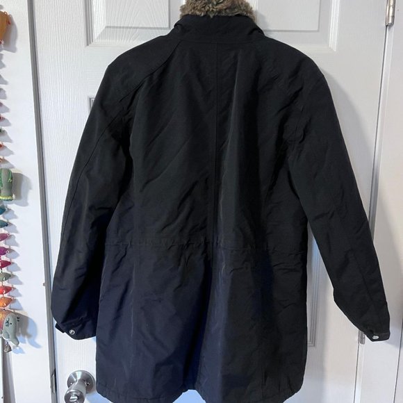 Lands' End Women's Winter Parka (Jacket), Black, Large - Picture 3 of 8
